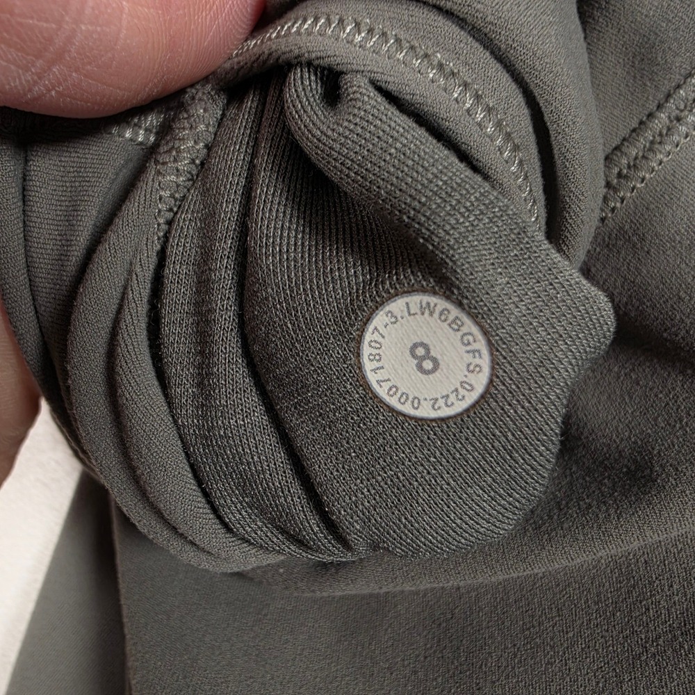 Lululemon Align Leggings Women's 8 High-Rise Crop 21" Graphite Gray Yoga‎ NULU - Picture 8 of 15
